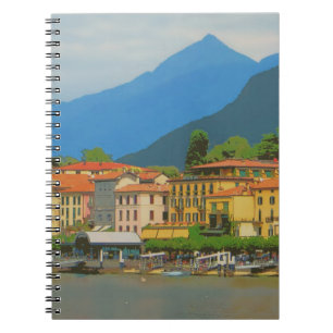 Bellagio Italien Poster anteckningsbok