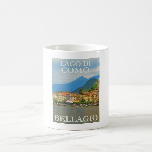 Bellagio Italien Poster Kaffemugg (Center)