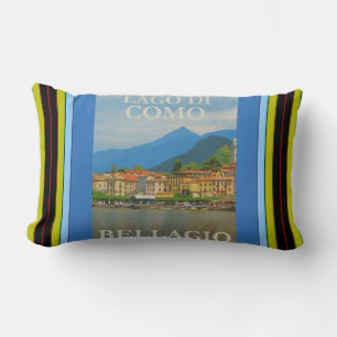Bellagio Italien Poster Lumbar Pillow Lumbarkudde