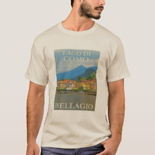 Bellagio Italien Poster T Shirt