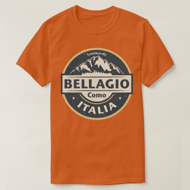 Bellagio Italien T Shirt (Design framsida)
