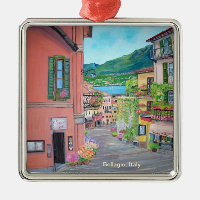 Bellagio italienprydnad julgransprydnad metall (Framsidan)