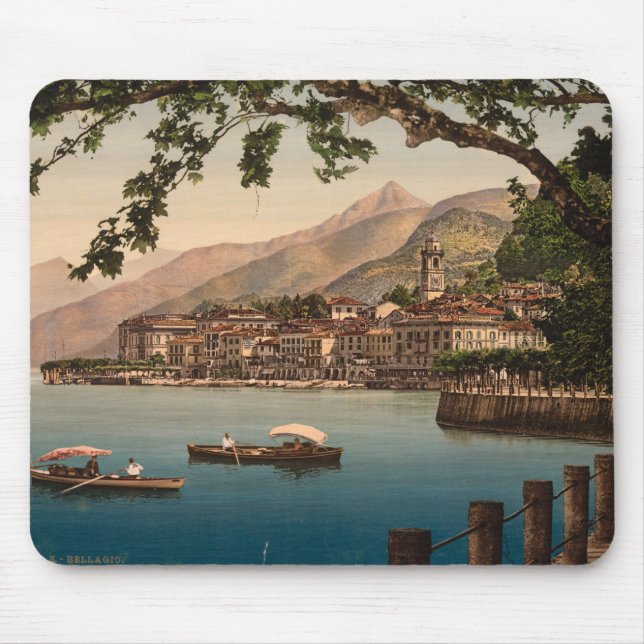 Bellagio mig, sjö Como, Lombardy, italien Musmatta (Framsidan)