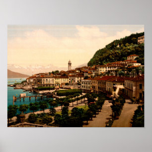 Bellagio Sjö Como Italien Poster