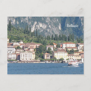 Bellagio sjö Como Italien vykort