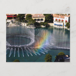 Bellagion Fontän 4, Las Vegas Postcard Vykort
