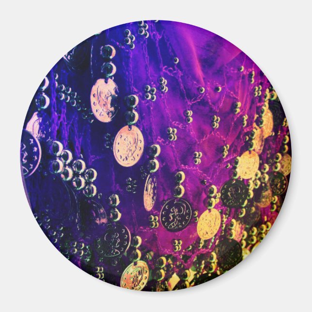 Bellandernas höfthalsduk med mynt magnet (Framsidan)