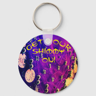 Bellandernas höftslöja med mynt-nyckelkedjan nyckelring