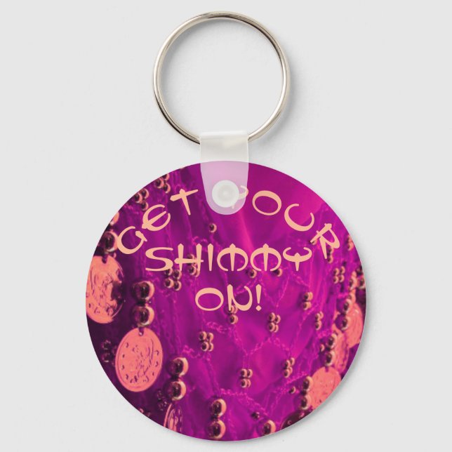 Bellandernas höftslöja med mynt-nyckelkedjan nyckelring (Framsida)