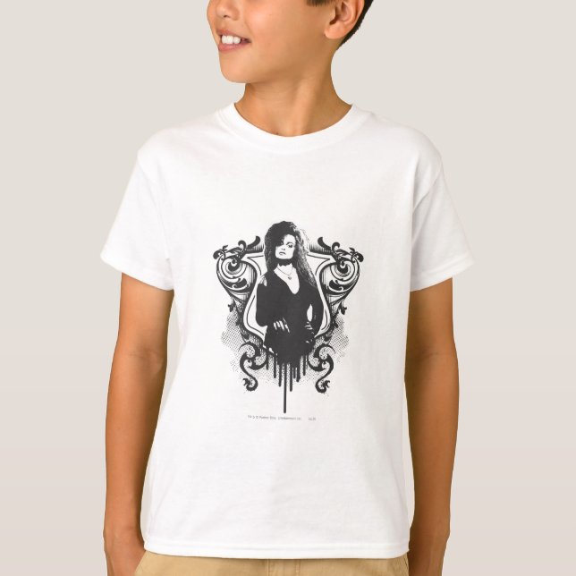 Bellatrix Leodd Mörk Arts Design T Shirt (Framsida)