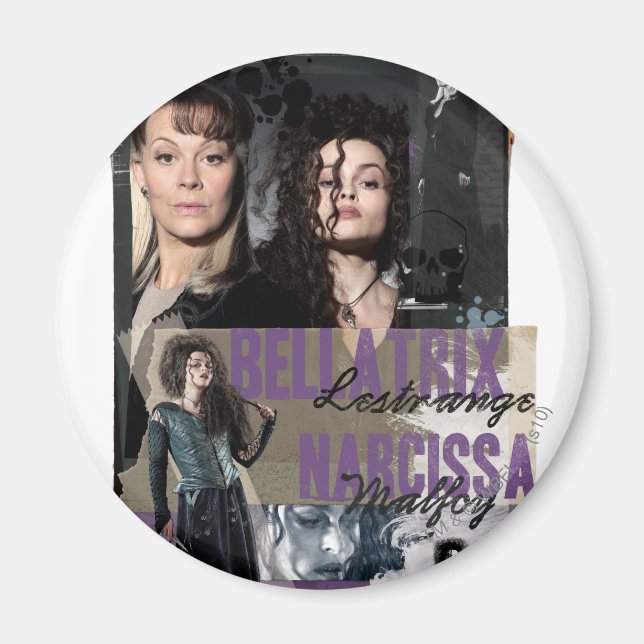 Bellatrix Leodd och Narcissa Malfoy Magnet (Framsidan)