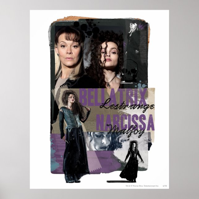 Bellatrix Leodd och Narcissa Malfoy Poster (Framsidan)
