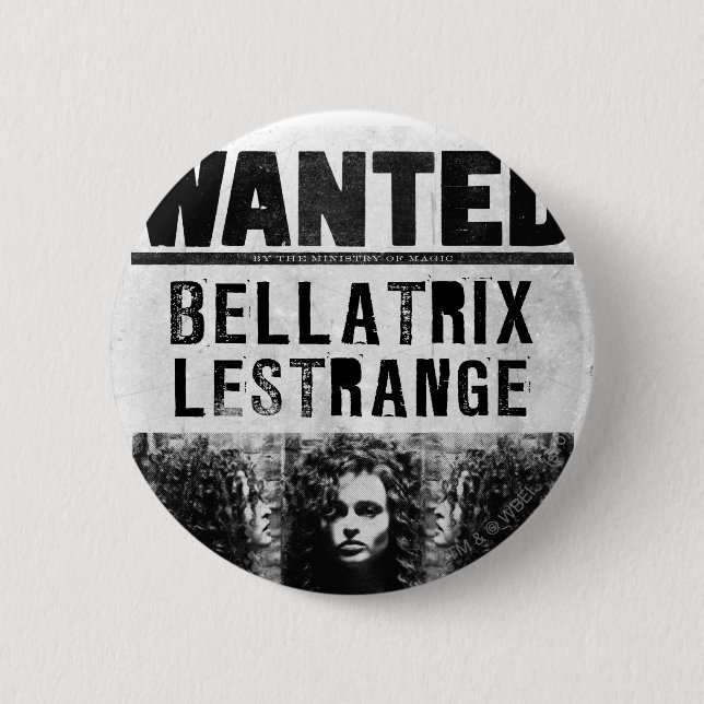 Bellatrix Leodd Wanted Poster Knapp (Framsida)