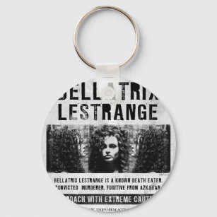 Bellatrix Leodd Wanted Poster Nyckelring