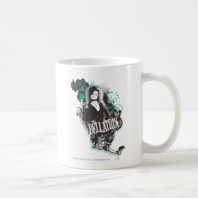 Bellatrix Lestrange Grafisk Logo Kaffemugg (Höger)