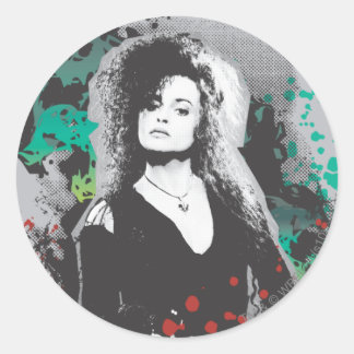 Bellatrix Lestrange Grafisk Logotyp Runt Klistermärke