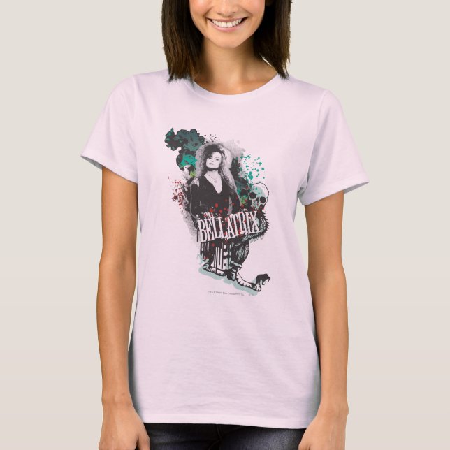 Bellatrix Lestrange grafisk logotyp T Shirt (Framsida)