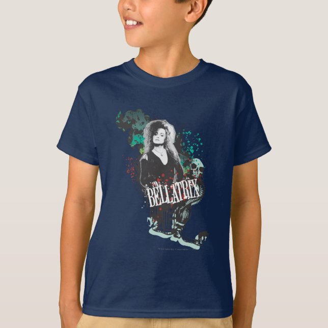 Bellatrix Lestrange Grafisk Logotyp T-shirt (Framsida)