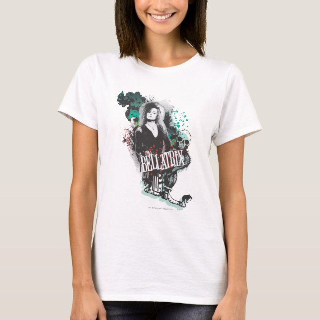 Bellatrix Lestrange Grafiskt Logo T Shirt (Framsida)