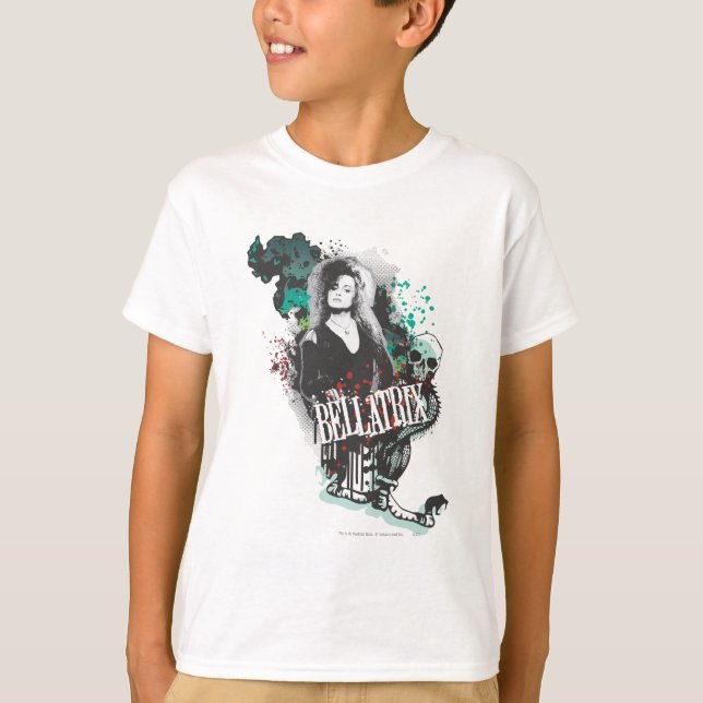 Bellatrix Lestrange Grafiskt Logo Tee Shirt (Framsida)