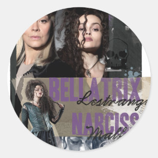 Bellatrix Lestrange och Narcissa Malfoy Runt Klistermärke