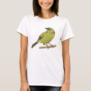 Bellbird Korimako NZ bird T Shirt