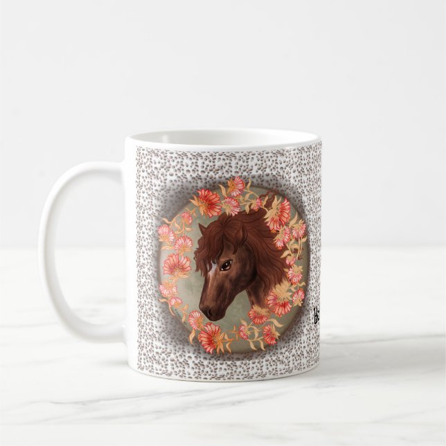 Bellblommor Chestnut Horse Mugg (Vänster)