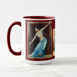 "Belldans (egyptiska arabiska: ر ق ص ب ل ي" Mugg