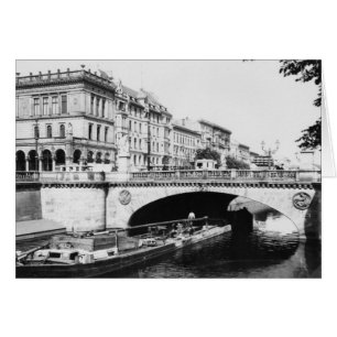 Belle-Alliance-bron, Berlin, c.1910 Hälsningskort