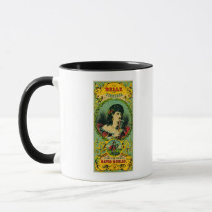 Belle av Virginia tobak LabelPetersburg, VA Mugg