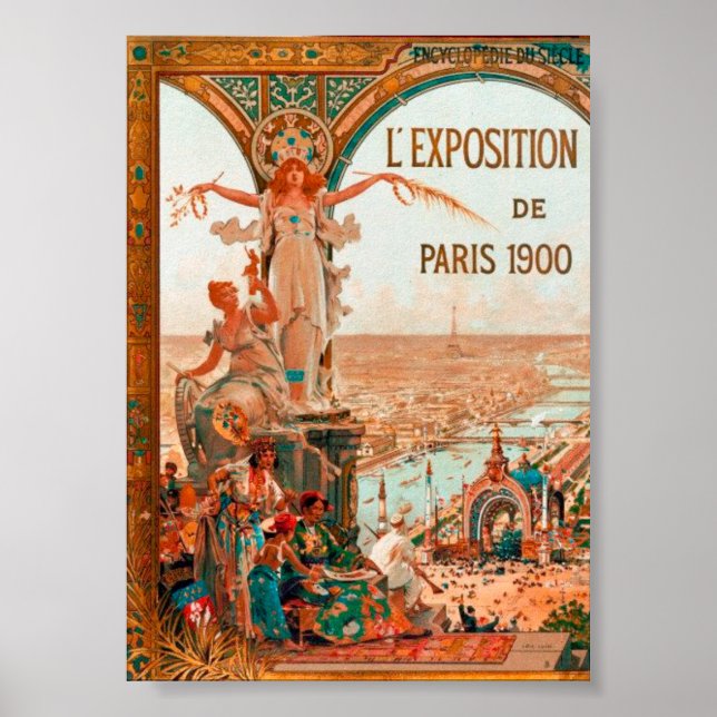 Belle Époque - Paris 1900 Exposition Universelle Poster (Framsidan)