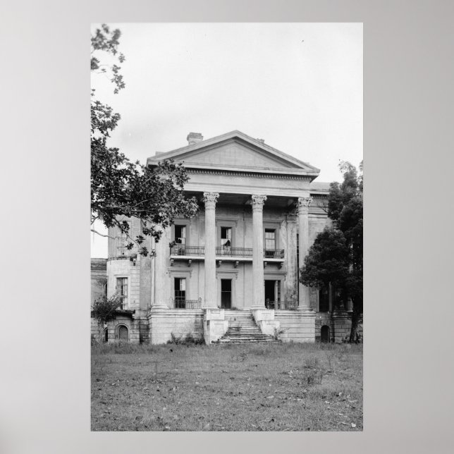 Belle Grove Plantation Louisiana Poster (Framsidan)