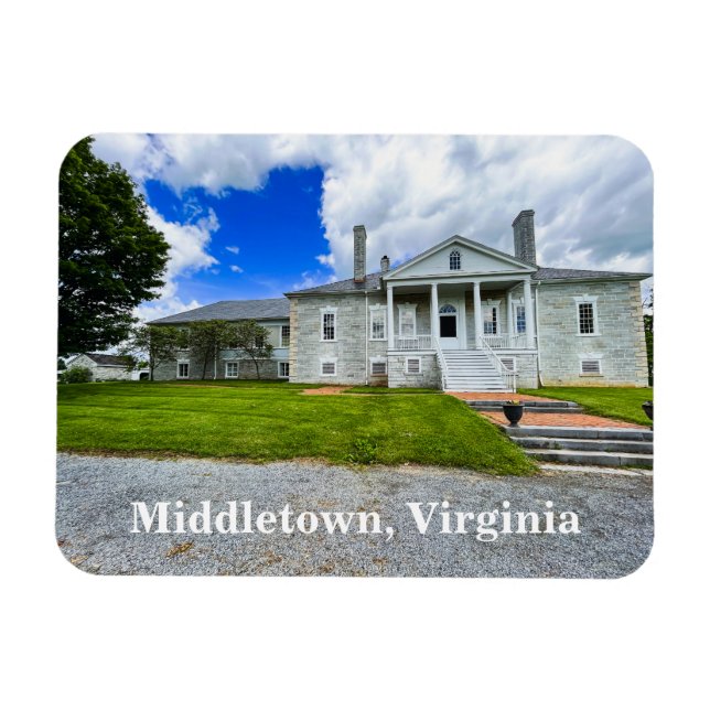 Belle Grove Plantation Middletown VA Magnet (Horisontell)