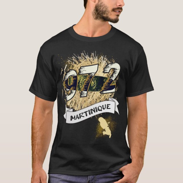 belle idée de Cadeau originale de la Martinique T Shirt (Framsida)