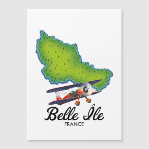 Belle Île Fransk-reseaffisch