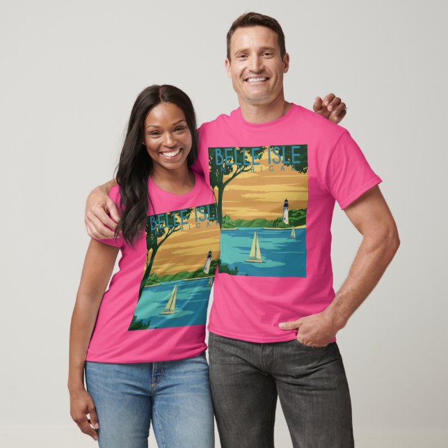 Belle Isle Michigan T Shirt (Unisex)