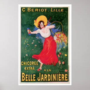 Belle Jardiniere Chicoree Vintage Food Ad Art Poster