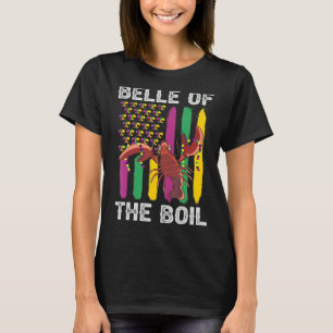 Belle Kräftorna Mardi Gras American Fla T Shirt