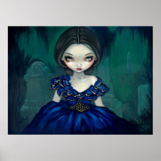 Belle of Bonaventure - Southern Gothic Art Print Poster