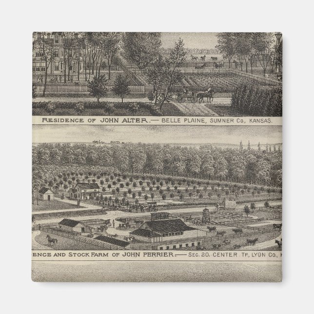 Belle Plaine, Kansas Magnet (Framsidan)
