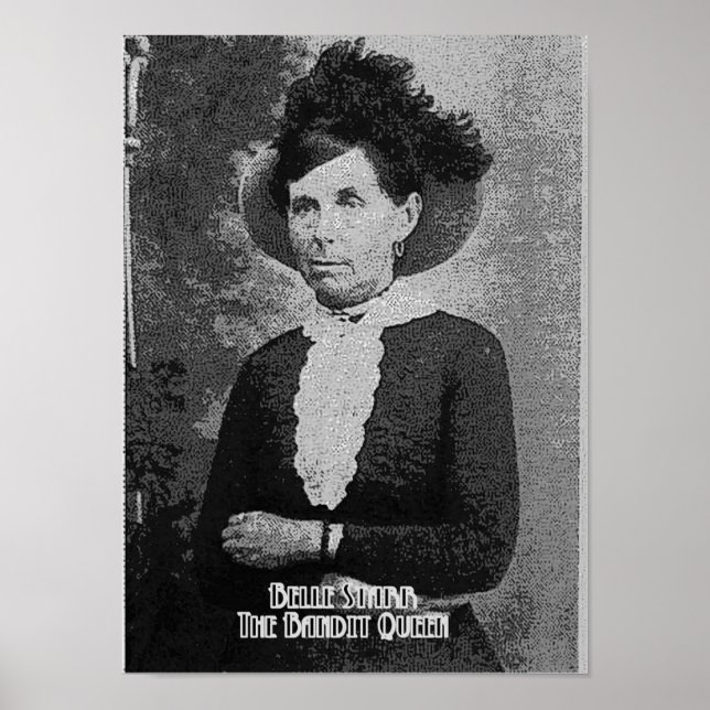 Belle Starr-utskrift Poster (Framsidan)