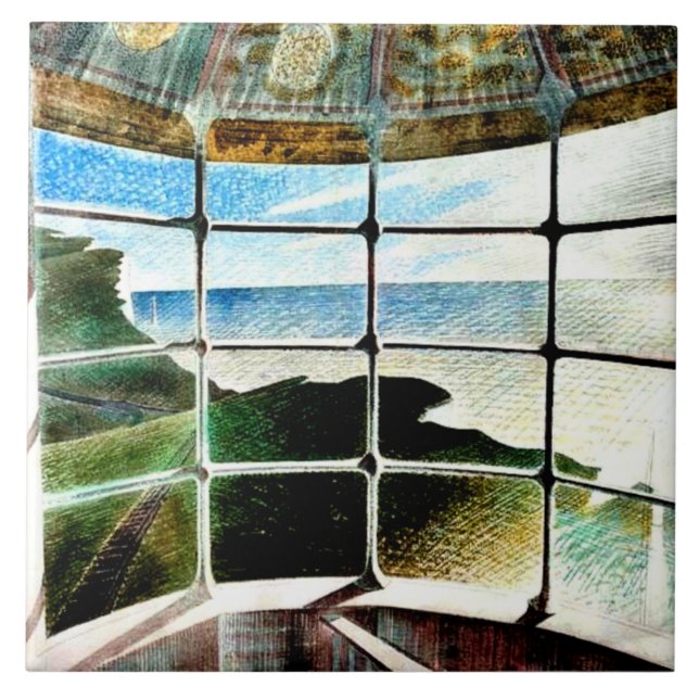 Belle Tout Lighthouse Beachy Head Kakelplatta (Framsidan)