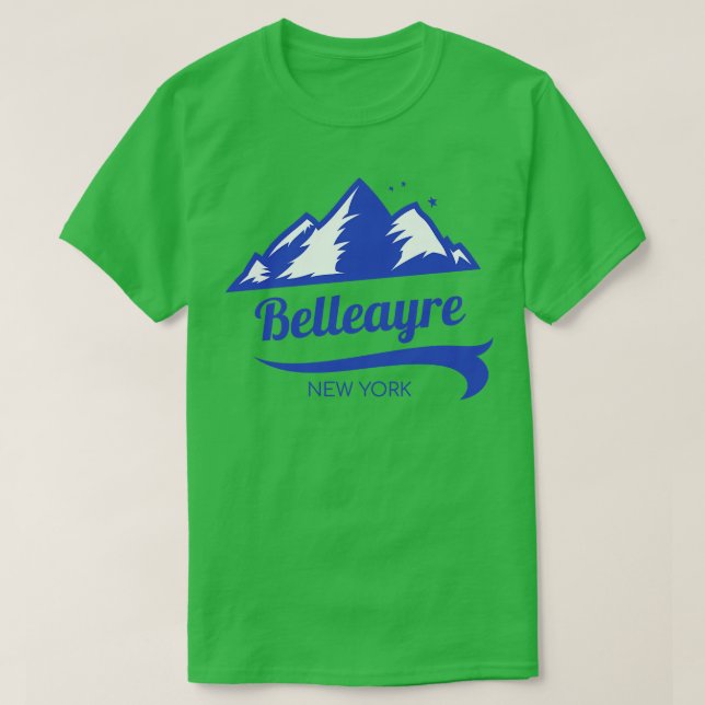 Belleayre Mountain ski ski New York T Shirt (Design framsida)