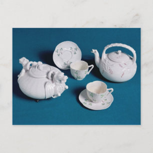 Belleek-teservice Vykort