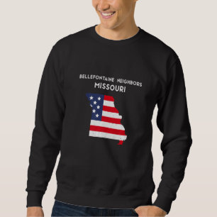 Bellefontaine grannbors Missouri Förenta staterna Lång Ärmad Tröja