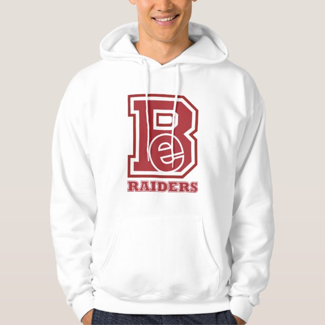 Bellefonte Raiders BE Shirt-design på hoodie (Framsida)