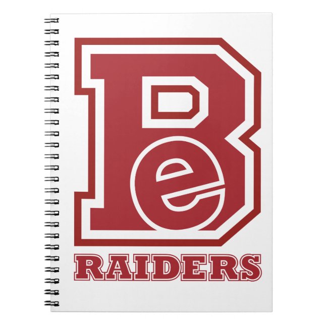 Bellefonte Raiders ska vara Spiral bärbara dator Anteckningsbok (Framsidan)