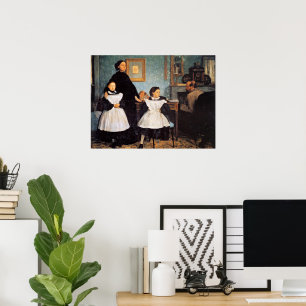 Bellelli-familjen av Edgar Degas. Poster