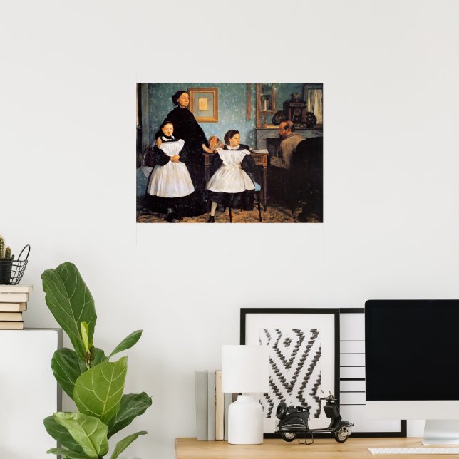 Bellelli-familjen av Edgar Degas. Poster (Hemmakontoret)