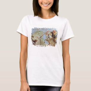 Bellerophon och att rida Pegasus som dräpar T-shirt